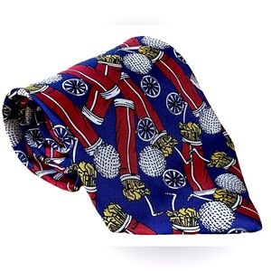 Vintage Silk Golf Tie